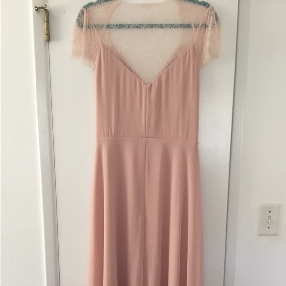 Blush Maxi Dress Bridesmaid - Picture 4 of 8